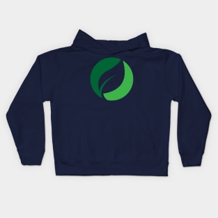 Green leaf Kids Hoodie